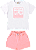 Conjunto Infantil Feminino de Verão Shorts Confortável - Imagem 2
