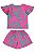 Conjunto Infantil Feminino da Bee Loop Shorts Fresquinho - Imagem 3