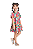 Vestido Infantil de Malha Fresquinho Floral - Imagem 1