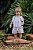 Conjunto Infantil da D Tuia Bata Bordada com Pom Pom - Imagem 2