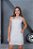 Vestido Juvenil da Garotas Teen Branco com Brilho - Imagem 1