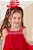 Vestido de Festa Infantil da Mon Sucré Vermelho Tule Bordado - Imagem 1