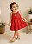 Vestido Infantil Vermelho Fresquinho com Alças - Imagem 1