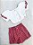 Conjunto Infantil Feminino de Blusa Cigana Bordada - Imagem 1
