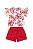 Conjunto Infantil Arrumado da Quimby Estampado Vermelho - Imagem 2