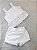 Conjunto Infantil Feminino com Shorts Laise Branco - Imagem 1