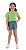 Conjunto Infantil Feminino de Verão com Shorts Jeans - Imagem 1