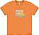Camiseta Infantil Masculina Malha de Algodão Laranja - Imagem 2