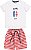 Conjunto Infantil Masculino Bermuda Listrada Arrumadinha - Imagem 2
