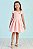 Vestido Infantil da Mon Sucré Tafetá Misto Rosa com Manga - Imagem 2