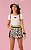 Conjunto Juvenil Feminino Bobbylulu Shorts Saia - Imagem 1