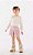 Conjunto Infantil Feminino da Up Baby Shorts Xadrez - Imagem 1