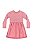Vestido Infantil da Quimby Malha Tricot e Tule com Brilho - Imagem 2