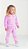Conjunto Bebê Infantil Feminino Moletom Rosa Brilho - Imagem 1