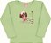 Blusa Infantil Feminina de Manga Longa Cotton Cores - Imagem 3