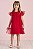 Vestido de Festa Infantil da Mon Sucré Vermelho Tule Soltinho - Imagem 3