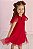 Vestido de Festa Infantil da Mon Sucré Vermelho Tule Soltinho - Imagem 2
