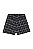 Shorts Saia Juvenil Jacquard da Gloss Xadrez Preto - Imagem 2
