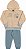 Conjunto Infantil Masculino Moletom Aberto Capuz - Imagem 1