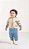 Conjunto Bebê Masculino Blusão Aberto Capuz Quentinho - Imagem 1