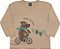 Camiseta Infantil Masculina Malha Urso de Bike - Imagem 1