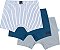 Cueca Infantil 100% Algodão Boxer Kit com Três - Imagem 1