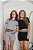 Conjunto Juvenil Feminino da Garotas Teen Shorts Preto - Imagem 1