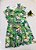 Vestido Infantil Verde Coqueiros em Neopreme da Animê - Imagem 1