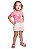 Conjunto Infantil Feminino de Verão com Shorts Arrumadinho - Imagem 1