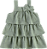 Vestido Infantil Casual Tecido Fresquinho Babados - Imagem 1
