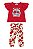 Conjunto de Bebê da Quimby Legging Vermelho Tomates - Imagem 3