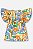 Vestido Infantil da Up Baby Safari Azul com Laranja - Imagem 3