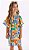 Vestido Infantil da Up Baby Safari Azul com Laranja - Imagem 2