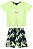 Conjunto Infantil da Bee Loop Bermuda Folhas Neon - Imagem 2