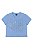 Blusa Juvenil da Gloss Manga Curta Modelo T-Shirt Azul - Imagem 2