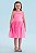 Vestido de Festa Infantil Mon Sucré Organza Pink Neon - Imagem 2