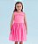 Vestido de Festa Infantil Mon Sucré Organza Pink Neon - Imagem 1