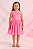 Vestido de Festa Infantil Mon Sucré Organza Pink Neon - Imagem 3