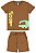 Conjunto Infantil Masculino da Up Baby Marrom Jacaré - Imagem 3