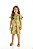 Vestido Infantil da Up Baby Safari Marrom com Verde - Imagem 2