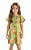 Vestido Infantil da Up Baby Safari Marrom com Verde - Imagem 1