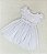 Vestido Infantil de Festa da D Tuia Branco Batizado - Imagem 2