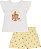 Conjunto Infantil Feminino de Verão Shorts Melancia - Imagem 3