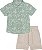 Conjunto Infantil Masculino com Camisa Floral Arrumado - Imagem 2