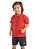 Conjunto Infantil Masculino Biogas Camiseta Polo Vermelho - Imagem 1