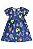 Vestido Infantil da Bee Loop Soltinho Colorido Manga - Imagem 2