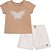 Conjunto Infantil Feminino Shorts Arrumadinho - Imagem 2