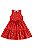 Vestido Infantil da Bee Loop Malha Vermelho Cereja - Imagem 2