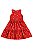 Vestido Infantil da Bee Loop Malha Vermelho Cereja - Imagem 3