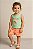 Conjunto Infantil Feminino Shorts Regata Fresquinho - Imagem 1
